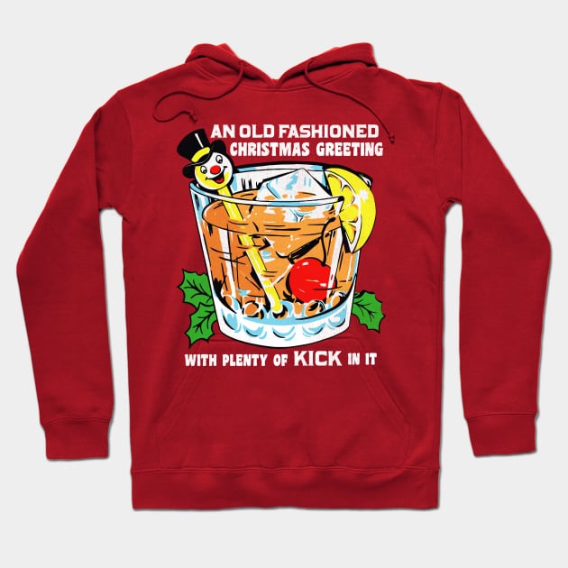 An Old Fashioned Christmas Greeting Hoodie by darklordpug